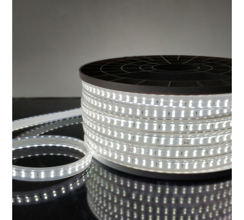 Светодиодная лента Elektrostandard 220V 18W 180Led 2835 IP65, холодный белый, 50 м, двухрядная 4690389170041 Светодиодная лента Elektrostandard 220V 18W 180Led 2835 IP65, холодный белый, 50 м, двухрядная 4690389170041