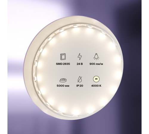 Светодиодная лента Maytoni Led Strip 24В 5050 12Вт/м 4000K 5м IP20 20045 Светодиодная лента Maytoni Led Strip 24В 5050 12Вт/м 4000K 5м IP20 20045