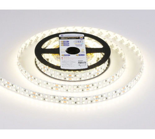 Светодиодная лента двухрядная Ambrella Light LED Strip 24В 2835 24Вт/м 4500K 5м IP20 GS3702 Светодиодная лента двухрядная Ambrella Light LED Strip 24В 2835 24Вт/м 4500K 5м IP20 GS3702