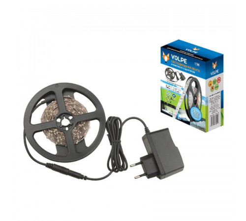 Светодиодная лента Volpe 9,6W/m 60LED/m 2835SMD холодный белый 2,5M ULS-Q721 2835-60LED/m-IP20-2.5M-DW RRP24C00 UL-00000643 Светодиодная лента Volpe 9,6W/m 60LED/m 2835SMD холодный белый 2,5M ULS-Q721 2835-60LED/m-IP20-2.5M-DW RRP24C00 UL-00000643