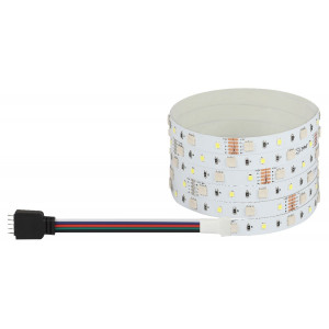 Светодиодная лента Эра 12В 5050 14,4Вт/м RGB+6500K 5м IP20 LS5050-14,4-60-12-RGB+W(6500)-IP20-1 year-5m Б0059911