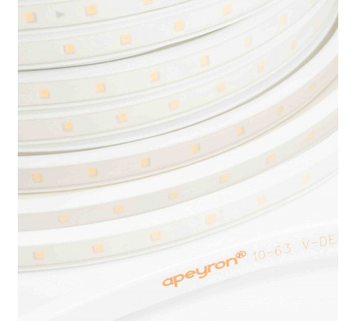 Светодиодная лента Apeyron 220В СТ 6Вт/м smd2835 60д/м IP65 600Лм/м 50м 3000К 10-63 Светодиодная лента Apeyron 220В СТ 6Вт/м smd2835 60д/м IP65 600Лм/м 50м 3000К 10-63