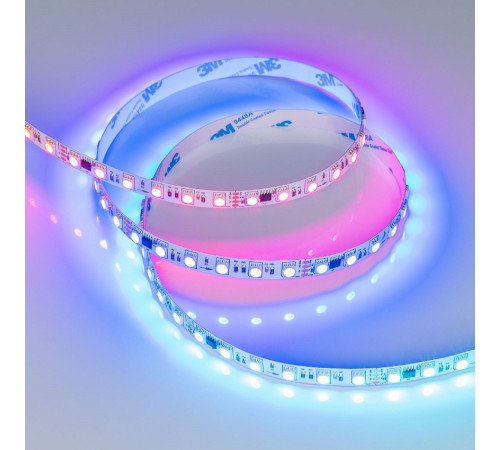 Светодиодная лента Arlight DMX-B72-10mm 24V RGB-PX6 (16 W/m, IP20, 5060, 5m) 037869