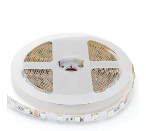 Светодиодная лента Apeyron 24В 14,4Вт/м smd5050 60д/м IP20 5м RGB 00-337 Светодиодная лента Apeyron 24В 14,4Вт/м smd5050 60д/м IP20 5м RGB 00-337