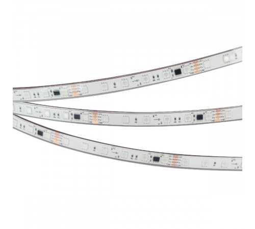 Светодиодная герметичная лента Arlight SPI-PFS-B60-12mm 24V RGB-PX6-BPT (12 W/m, IP68, 5060, 5m) 039602