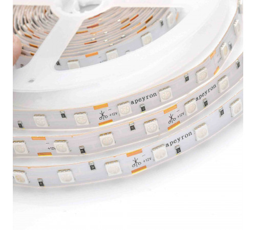 Светодиодная лента Apeyron 12В СТ 14,4Вт/м smd5050 60д/м IP20 5м красная 00-48 Светодиодная лента Apeyron 12В СТ 14,4Вт/м smd5050 60д/м IP20 5м красная 00-48