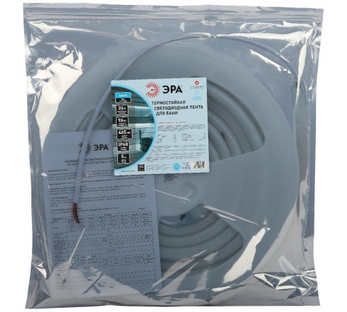 Светодиодная лента Эра LS2835-9,6-120-24-B-IP68-3 year-5m Б0062350 Светодиодная лента Эра LS2835-9,6-120-24-B-IP68-3 year-5m Б0062350