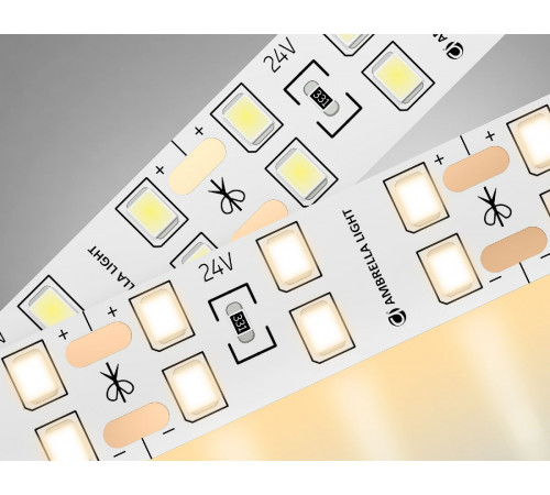 Светодиодная лента двухрядная Ambrella Light LED Strip 24В 2835 20Вт/м 3000K 5м IP20 GS3601 Светодиодная лента двухрядная Ambrella Light LED Strip 24В 2835 20Вт/м 3000K 5м IP20 GS3601