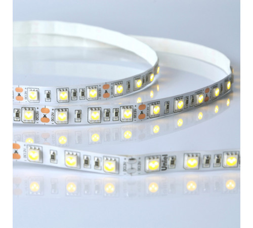 Светодиодная лента Uniel ULS-M25-5050-60LED/m-10mm-IP20-DC12V-14,4W/m-5M-3000K PROFI катушка в герметичной упаковке Светодиодная лента Uniel ULS-M25-5050-60LED/m-10mm-IP20-DC12V-14,4W/m-5M-3000K PROFI катушка в герметичной упаковке