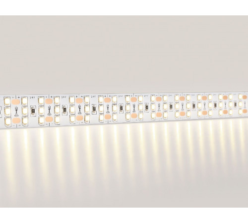 Светодиодная лента трехрядная Ambrella Light LED Strip 24В 2835 26Вт/м 3000K 5м IP20 GS3901
