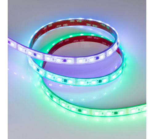 Светодиодная герметичная лента Arlight SPI-PS-B60-12mm 12V RGB-PX3-BPT (12 W/m, IP67, 5060, 5m) 039599 Светодиодная герметичная лента Arlight SPI-PS-B60-12mm 12V RGB-PX3-BPT (12 W/m, IP67, 5060, 5m) 039599
