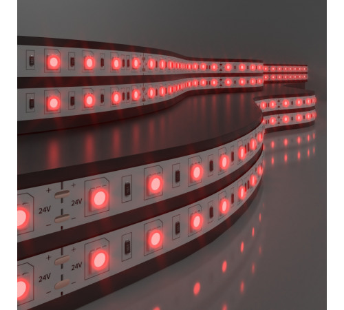 Светодиодная лента Elektrostandard 24V 14,4W 60Led 5050 IP20 красный, 5м 4690389167690 Светодиодная лента Elektrostandard 24V 14,4W 60Led 5050 IP20 красный, 5м 4690389167690