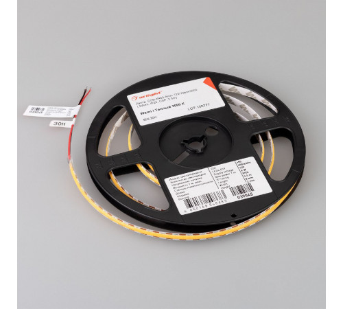 Светодиодная лента Arlight COB-X400-8mm 12V Warm3000 9 W/m, IP20, CSP, 2.5m 039045 Светодиодная лента Arlight COB-X400-8mm 12V Warm3000 9 W/m, IP20, CSP, 2.5m 039045