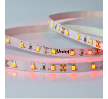 Светодиодная лента Uniel ULS-M11-2835-60LED/m-8mm-IP20-DC12V-4,8W/m-5M-RED PROFI катушка в герметичной упаковке