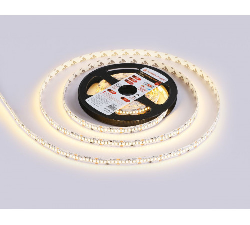 Светодиодная лента Ambrella Light LED Strip 12В 2835 19,2Вт/м 3000K 5м IP20 GS1501 Светодиодная лента Ambrella Light LED Strip 12В 2835 19,2Вт/м 3000K 5м IP20 GS1501