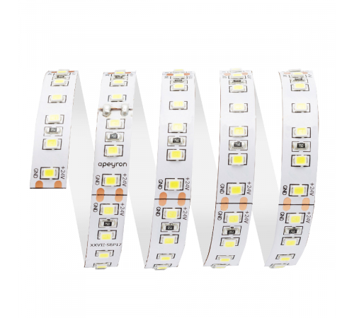 Светодиодная лента Apeyron 24В 10Вт/м smd3528, 120д/м IP20 900Лм/м 5м 6500К 00-332 Светодиодная лента Apeyron 24В 10Вт/м smd3528, 120д/м IP20 900Лм/м 5м 6500К 00-332