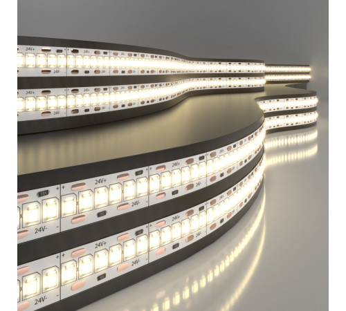 Светодиодная лента Elektrostandard 24V 24W 240Led 2835 IP20 теплый белый, 5м 4690389167614 Светодиодная лента Elektrostandard 24V 24W 240Led 2835 IP20 теплый белый, 5м 4690389167614
