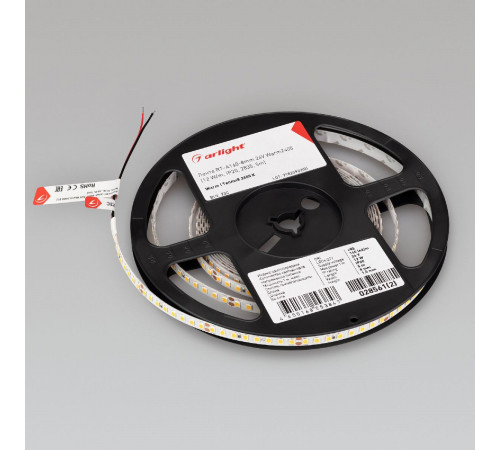 Светодиодная лента Arlight RT-A160-8mm 24V Warm2400 (12 W/m, IP20, 2835, 5m) (Arlight, высок.эфф.150 лм/Вт) 028561(2) Светодиодная лента Arlight RT-A160-8mm 24V Warm2400 (12 W/m, IP20, 2835, 5m) (Arlight, высок.эфф.150 лм/Вт) 028561(2)