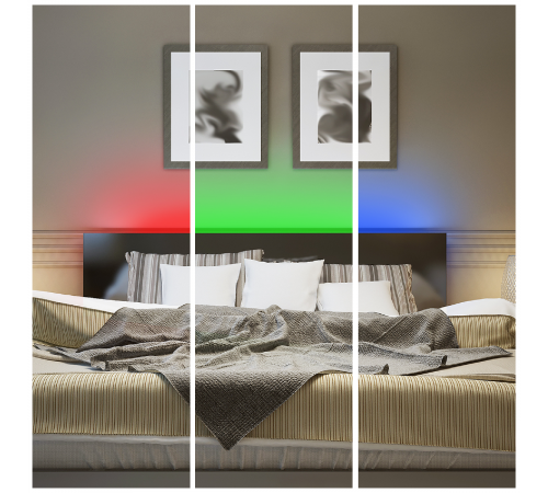 Светодиодная лента Apeyron 24В 14,4Вт/м smd5050 60д/м IP20 5м RGB 00-337 Светодиодная лента Apeyron 24В 14,4Вт/м smd5050 60д/м IP20 5м RGB 00-337