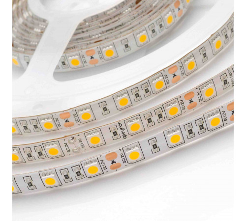 Светодиодная лента Apeyron 12В СТ 14,4Вт/м smd5050 60д/м IP65 700Лм/м 5м 3000К 00-11