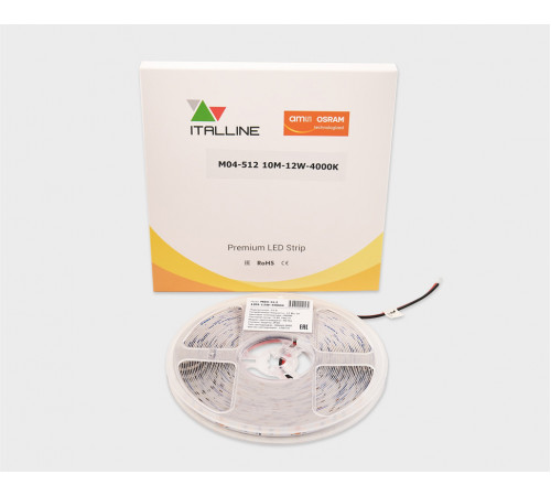 Светодиодная лента Italline M04-512 10M-12W-4000K Светодиодная лента Italline M04-512 10M-12W-4000K
