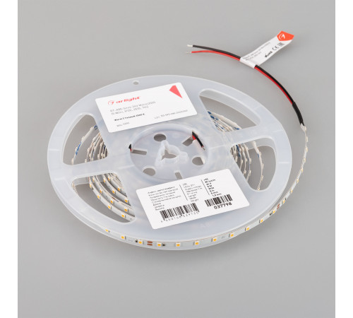 Светодиодная лента Arlight RT-A80-5mm 24V Warm3500 (5 W/m, IP20, 2835, 5m) 037798 Светодиодная лента Arlight RT-A80-5mm 24V Warm3500 (5 W/m, IP20, 2835, 5m) 037798