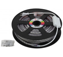 Светодиодная лента Эра 220В 5050 14,4Вт/м RGB 20м IP67 LS5050-14,4-60-220-RGB-IP67-20m Б0043097