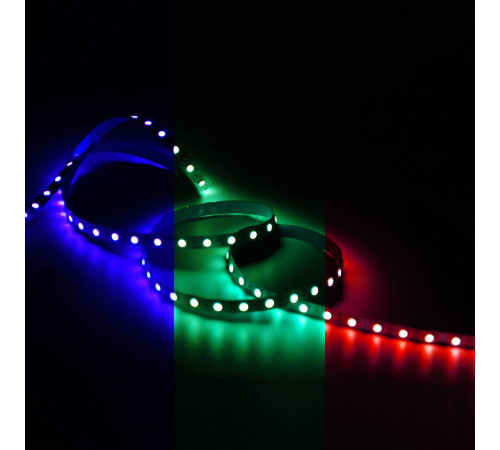 Светодиодная лента Gauss Basic 12В 5050 10Вт/м RGB 5м IP20 BT042