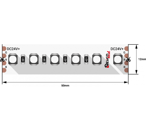 Светодиодная лента DesignLed DSG3A120-24-RGB-33 002845