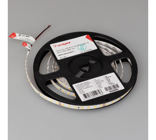Светодиодная лента Arlight UL-A98-8mm 24V White6000 10 W/m, IP20, 2835, 5m 040005 Светодиодная лента Arlight UL-A98-8mm 24V White6000 10 W/m, IP20, 2835, 5m 040005