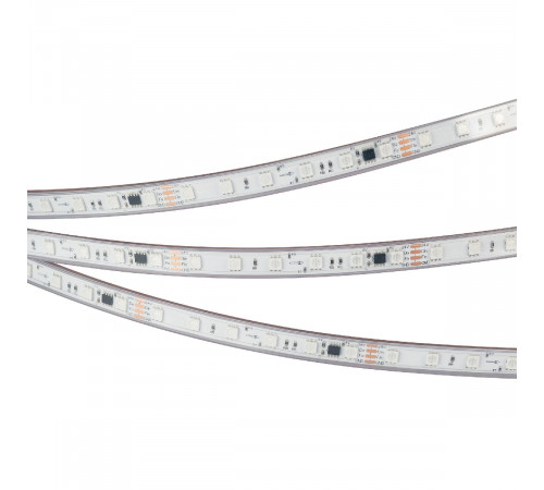 Светодиодная герметичная лента Arlight SPI-PS-B60-12mm 24V RGB-PX6-BPT (12 W/m, IP67, 5060, 5m) 039181
