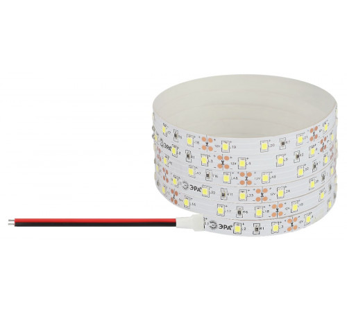 Светодиодная лента Эра 12В 2835 4,8Вт/м 3000K 5м IP20 LS2835-60LED-IP20-WW-eco-5m Б0035587 Светодиодная лента Эра 12В 2835 4,8Вт/м 3000K 5м IP20 LS2835-60LED-IP20-WW-eco-5m Б0035587