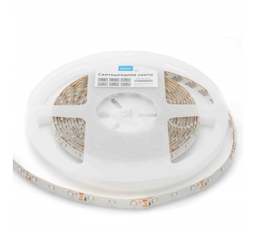Светодиодная лента Apeyron 12В СТ 4,8Вт/м smd3528, 60д/м IP65 5м красная 00-04
