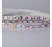 Светодиодная лента Uniel ULS-5050-60LED/m-10mm-IP20-DC24V-14,4W/m-5M-RGB катушка в герметичной упаковке