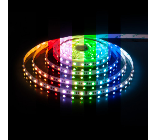 Светодиодная лента Elektrostandard 24V 24W 60Led 5050 IP20 MIX RGB/теплый белый, 5м 4690389172298