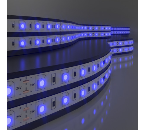 Светодиодная лента Elektrostandard 24V 14,4W 60Led 5050 IP65 синий, 5м 4690389167799 Светодиодная лента Elektrostandard 24V 14,4W 60Led 5050 IP65 синий, 5м 4690389167799