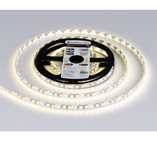 Светодиодная лента Ambrella Light LED Strip 12В 2835 9,6Вт/м 4500K 5м IP20 GS1102 Светодиодная лента Ambrella Light LED Strip 12В 2835 9,6Вт/м 4500K 5м IP20 GS1102