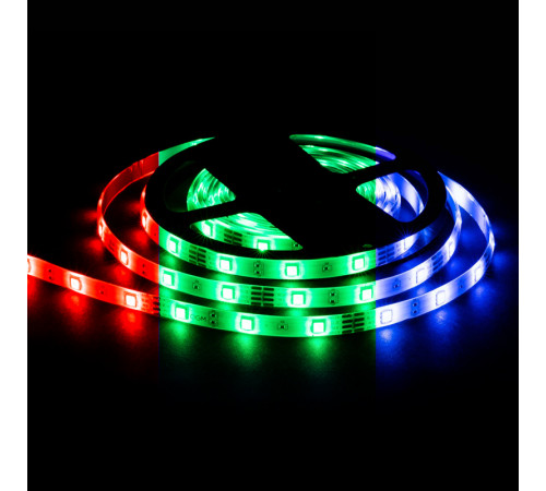 Светодиодная влагозащищенная лента Apeyron 12В 5050 7,2Вт/м RGB 5м IP65 LSE-284