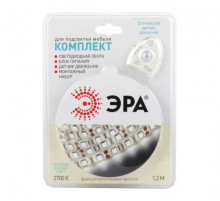 Светодиодная лента ЭРА 4,8W/m 30LED/m 2835SMD теплый белый 1,2M 2835move-4,8-30-12-2700-1,2m Б0043072