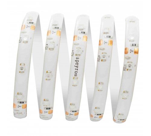 Светодиодная лента Apeyron 12В СТ 4,8Вт/м smd3528, 60д/м IP65 5м желтая 00-05