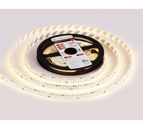 Светодиодная лента Ambrella Light LED Strip 12В 2835 17Вт/м 3000K 5м IP20 GS1401 Светодиодная лента Ambrella Light LED Strip 12В 2835 17Вт/м 3000K 5м IP20 GS1401