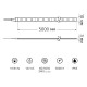 Светодиодная лента Gauss Basic 12В 5050 10Вт/м 3000K 5м IP65 BT051