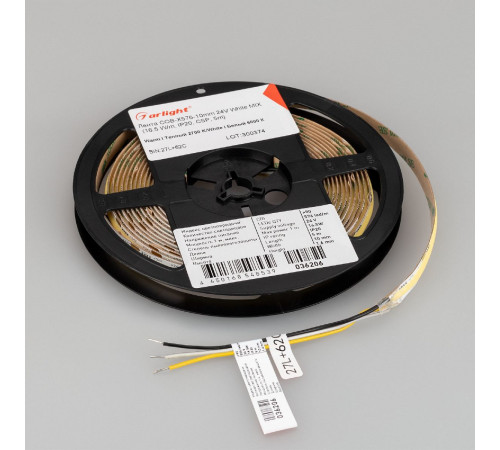 Светодиодная лента Arlight COB-X576-10mm 24V White-MIX 16.5 W/m, IP20, CSP, 5m 036206 Светодиодная лента Arlight COB-X576-10mm 24V White-MIX 16.5 W/m, IP20, CSP, 5m 036206