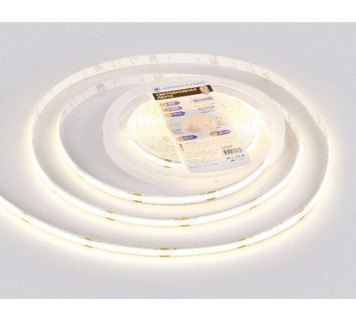 Светодиодная лента Ambrella Light LED Strip 24В COB 12Вт/м 4500K 5м IP20 GS4702