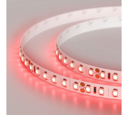Светодиодная лента Arlight RT-A120-8mm 24V Red (9.6 W/m, IP20, 2835, 5m) 008781(2) Светодиодная лента Arlight RT-A120-8mm 24V Red (9.6 W/m, IP20, 2835, 5m) 008781(2)