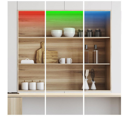 Cветодиодная лента Apeyron 24В 14,4Вт/м smd5050 60д/м IP20 5м RGB 00-310 Cветодиодная лента Apeyron 24В 14,4Вт/м smd5050 60д/м IP20 5м RGB 00-310