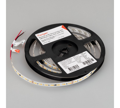 Светодиодная лента Arlight RT-A168-10mm 24V Day-MIX SWITCH 21.3 W/m, IP20, 2835, 5m 036215