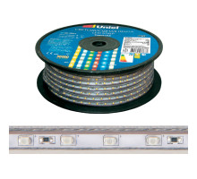 Светодиодная лента Uniel ULS-2835-60LED/m-10mm-IP67-220V-8W/m-50M-YELLOW бобина