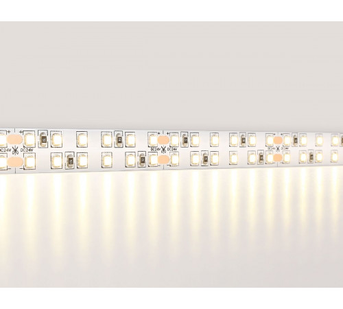 Светодиодная лента двухрядная Ambrella Light LED Strip 24В 2835 24Вт/м 3000K 5м IP20 GS3701