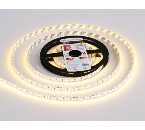 Светодиодная лента Ambrella Light LED Strip 12В 2835 14,4Вт/м 3000K 5м IP20 GS1301 Светодиодная лента Ambrella Light LED Strip 12В 2835 14,4Вт/м 3000K 5м IP20 GS1301